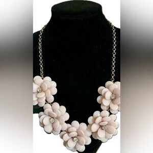 J. Crew Pink Floral Necklace